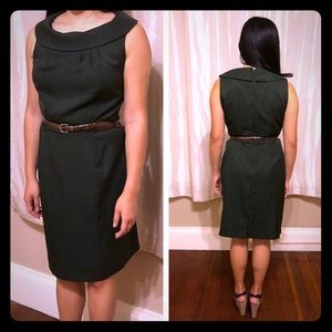 Vintage Forest Green British Dress